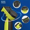 2pcs Replacement Blades Heads For Philips Norelco One Blade, Guide Comb Guards Electric Trimmer Shaver 14-length Adjustable Replacement Kit For QP2520