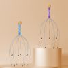 1pc Silver Octopus Head Massager For Massaging And Scratching Head; Soul Extractor; For Scratching Back And Scalp